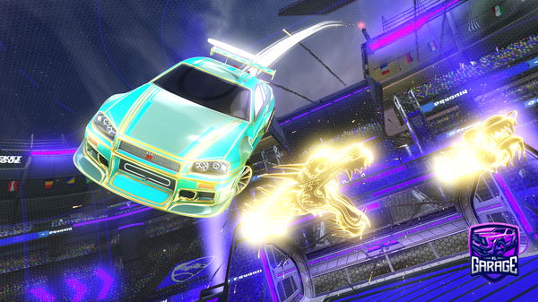 A Rocket League car design from RIKI_MLGA