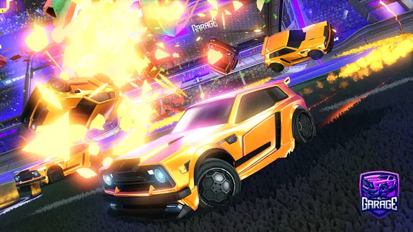 A Rocket League car design from Zine_games94