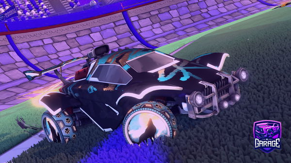 A Rocket League car design from TobyDFU