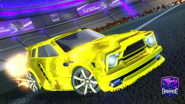 A Rocket League car design from Tjlawrence10