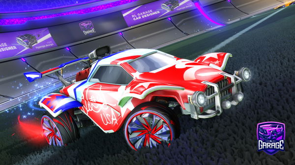 A Rocket League car design from superchitarra